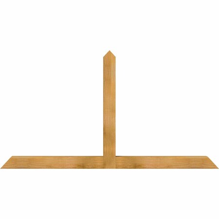 Ekena Millwork Portland Rough Sawn Timber Gable Bracket, Western Red Cedar, 72"W x 39"H x 4"D x 4"F, 13/12 Pitch GBW072X39X0404POR00RWR